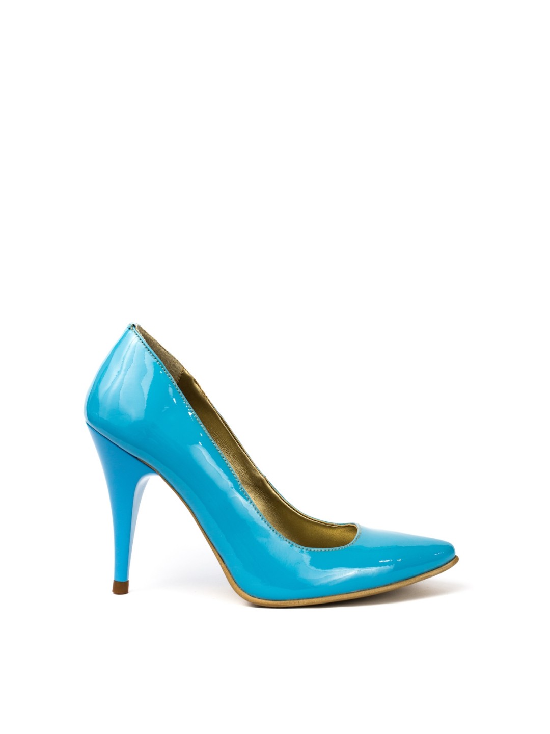 Pantofi Dama piele naturala albastru Elvira