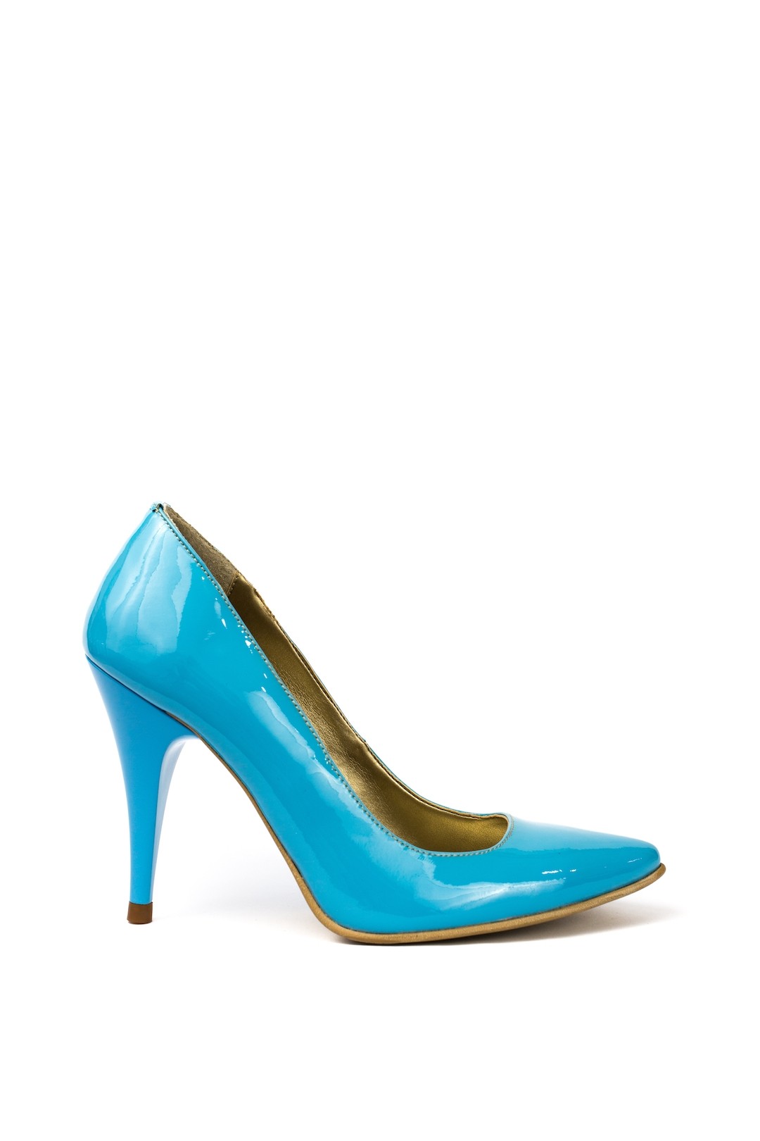 Pantofi Dama piele naturala albastru Elvira
